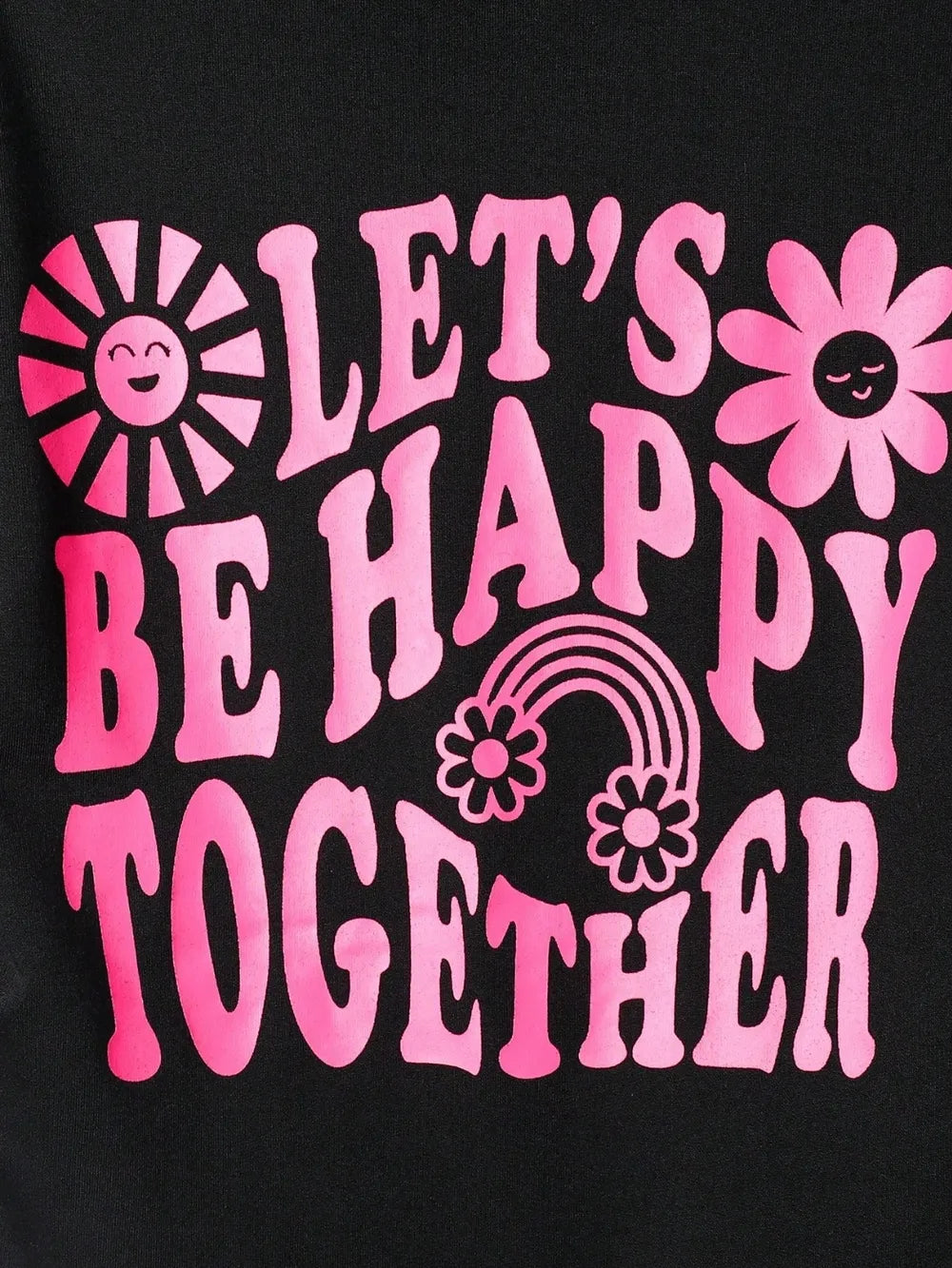 Children's Graphic Long Sleeve Hoodie and Pants Set.