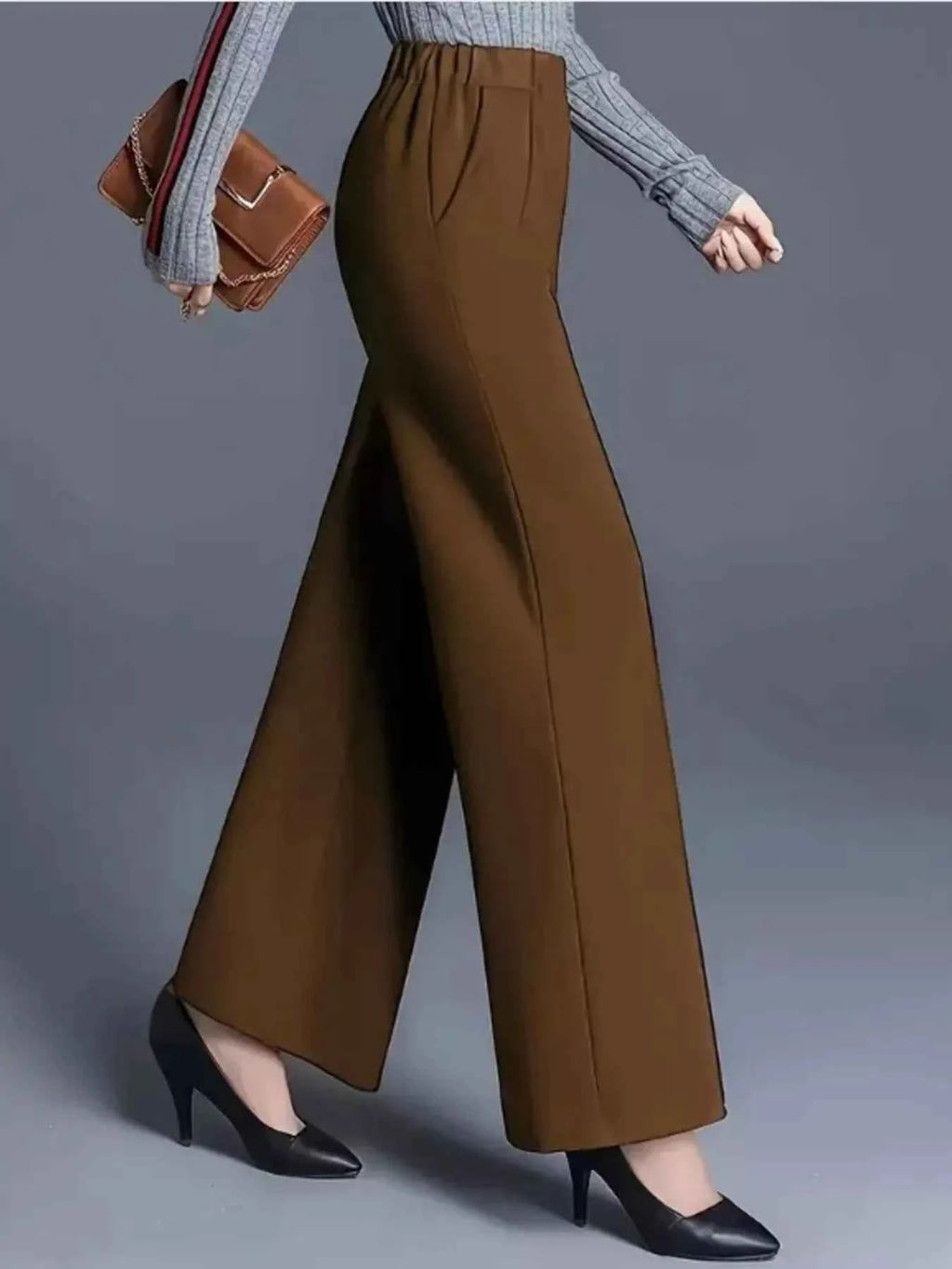 High-Waisted Wide Leg Pants