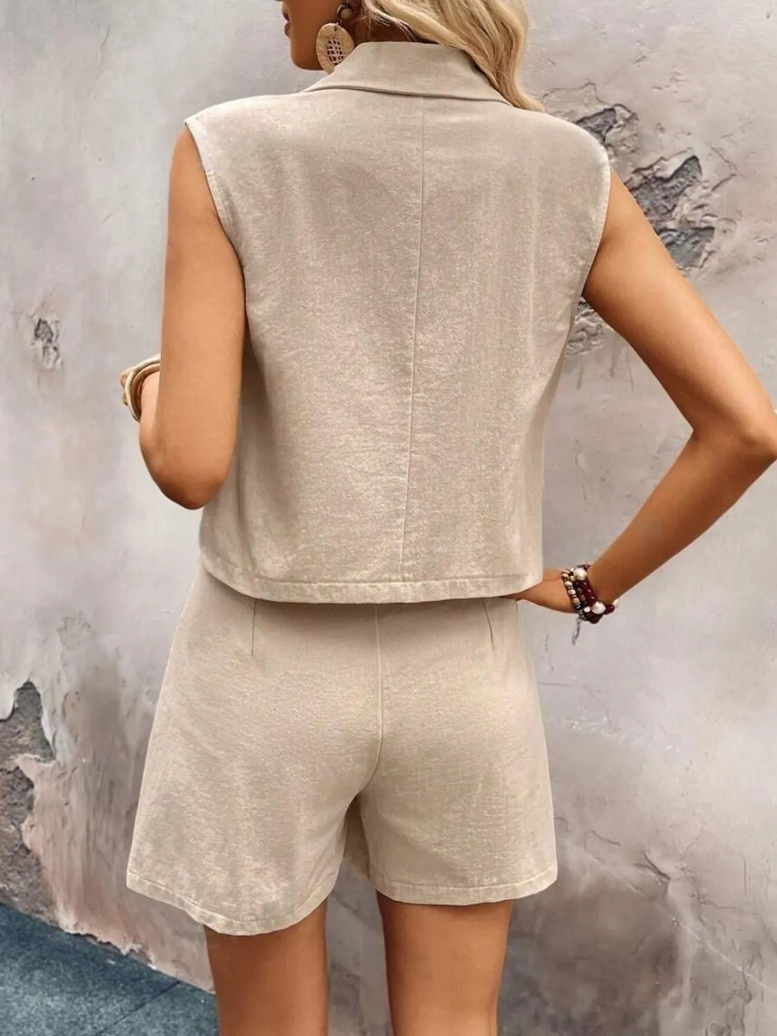 Sleeveless Top and Shorts Set WOMEN - CHIC TB