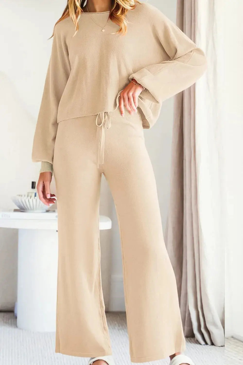 Long Sleeve Top and Pants Set WOMEN.