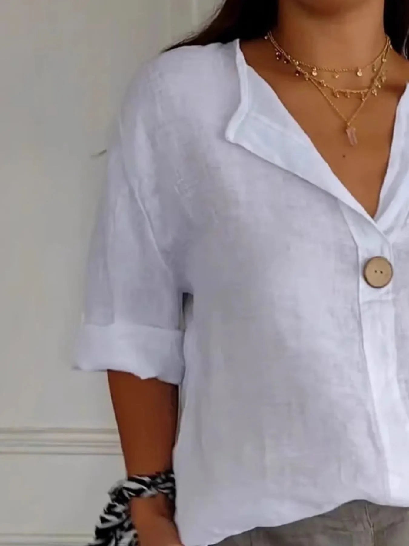 Women Blouse plus size.