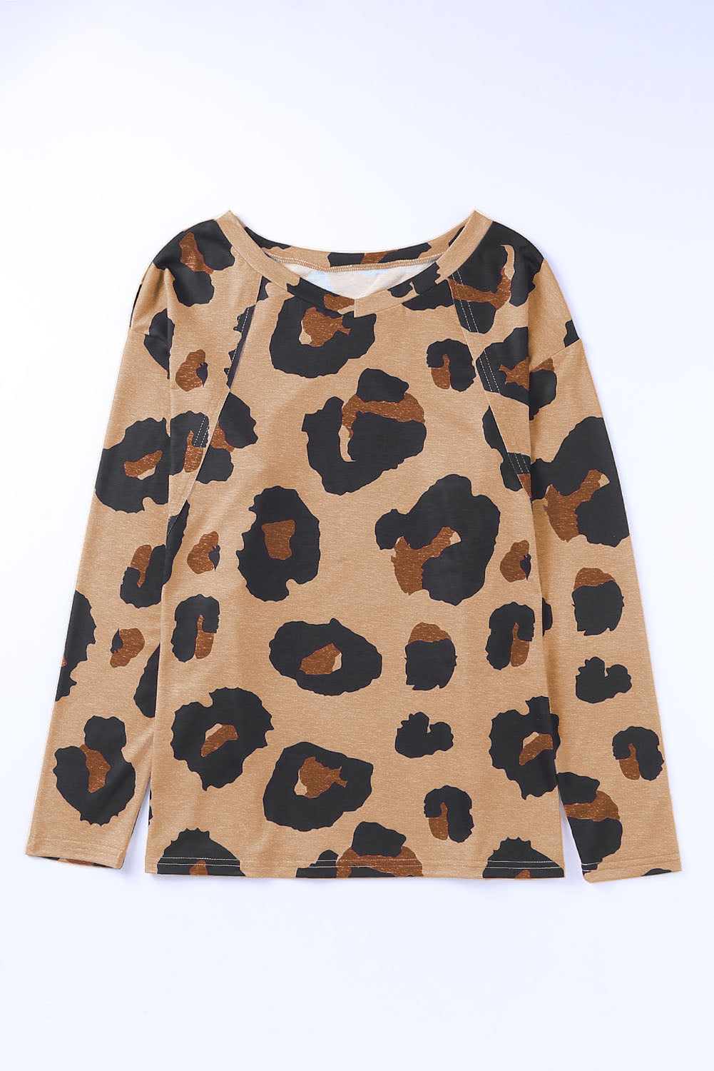 Leopard Print Long Sleeve Loose Top Dear-Lover Dropshipping