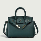 Women's Classic PU Leather Top Handle Tote Bag — Vegan Luxury Handbag