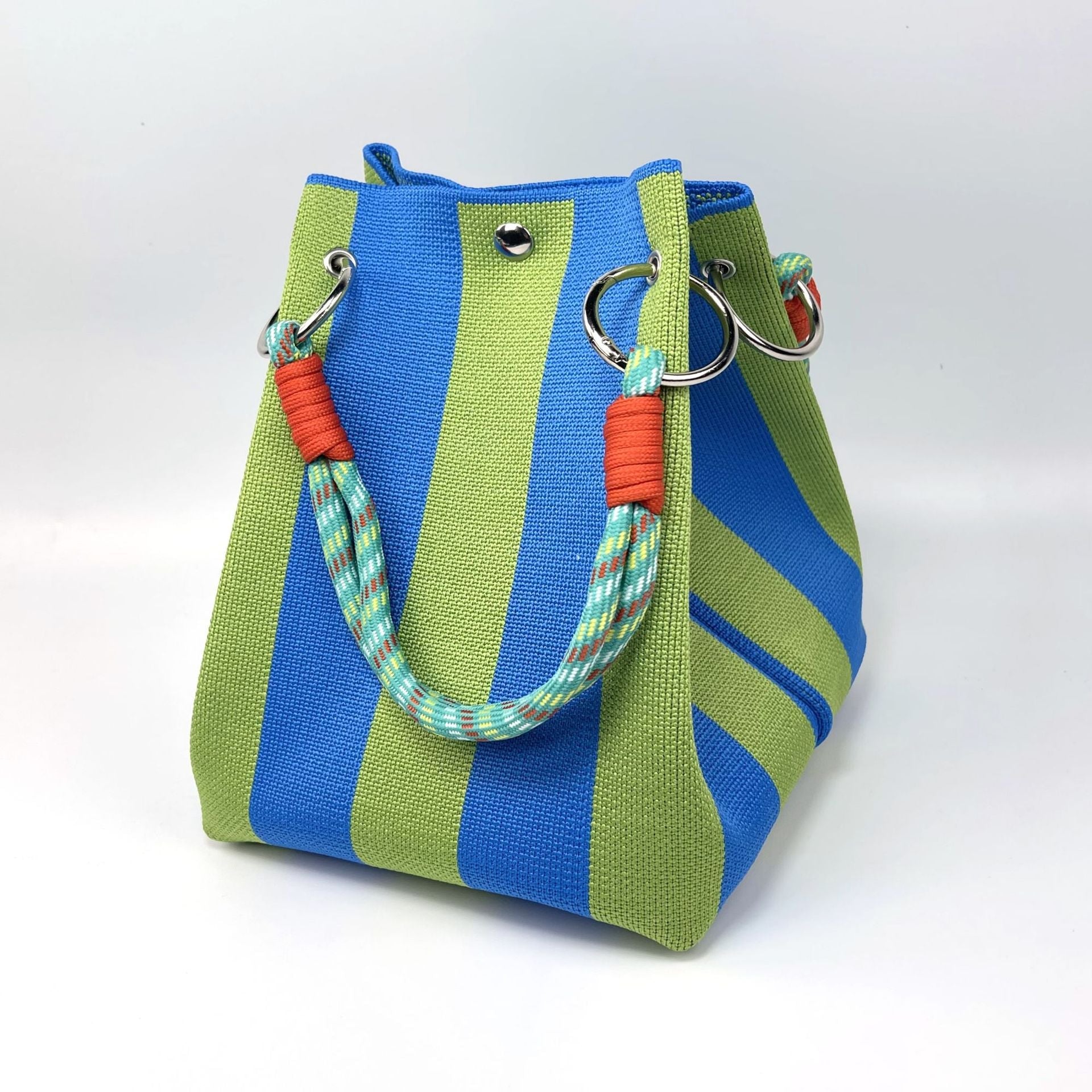 Bucket bag, woven bag, knitted hand-carry bag, single-shoulder bag eprolo