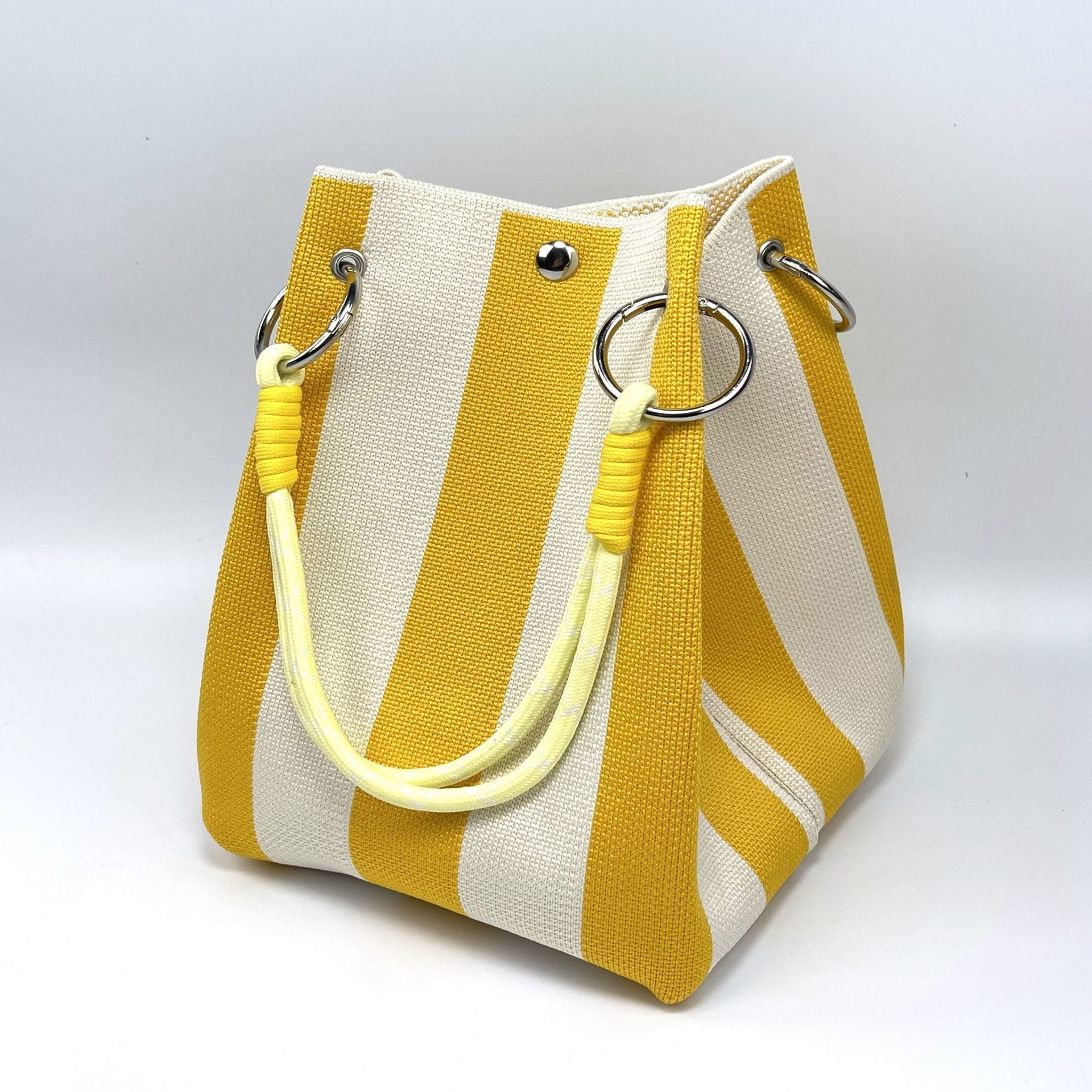 Bucket bag, woven bag, knitted hand-carry bag, single-shoulder bag eprolo