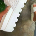 PU Leather Open Toe Platform Sandals