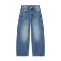 New Women's Classic Mid-Waist Loose Bucket Denim Pants eprolo
