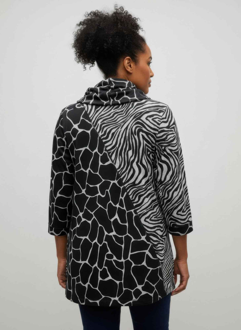 Thomas&olivia Printed Plus Size Blouse