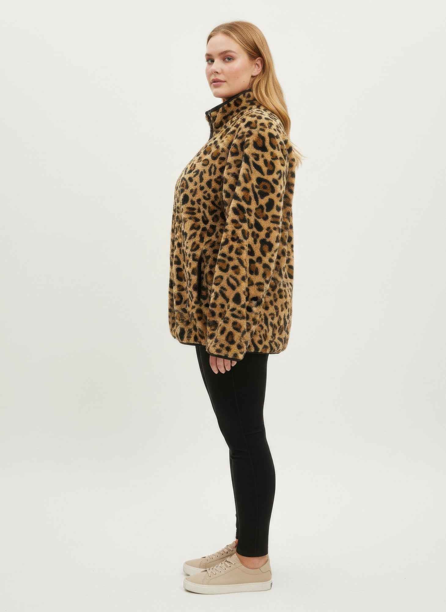 Onque Casual Animal Print Jacket