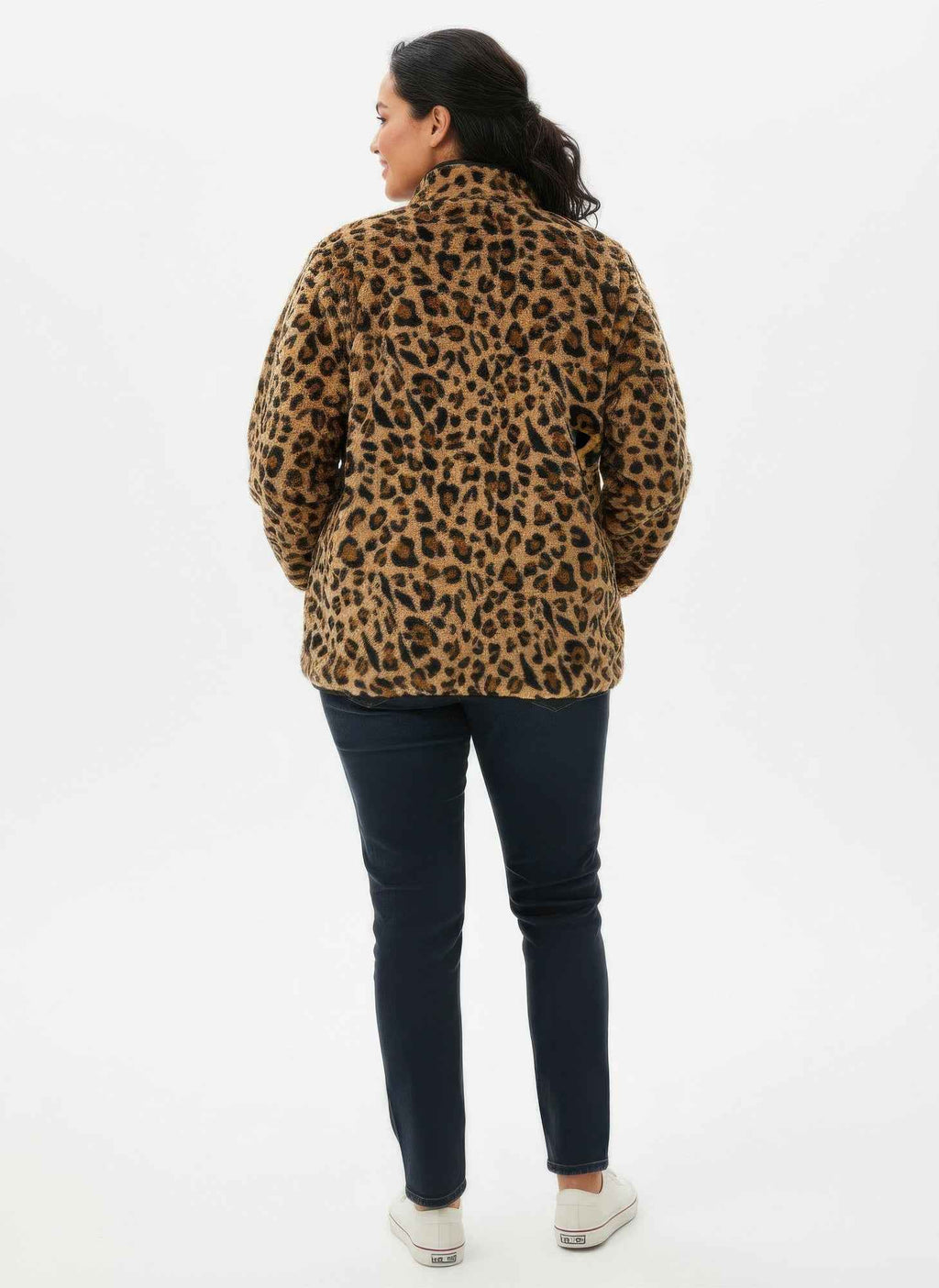Onque Casual Animal Print Jacket