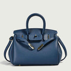Women's Classic PU Leather Top Handle Tote Bag — Vegan Luxury Handbag