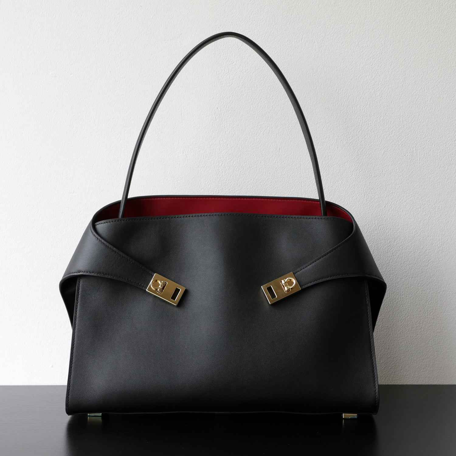 Luxury Genuine Leather Tote Bag for Women, Large Capacity, Top-Grain Cowhide, Handheld Shoulder Bag, HUG Style