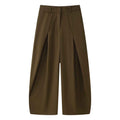 Street loose pleated pants women's clothing