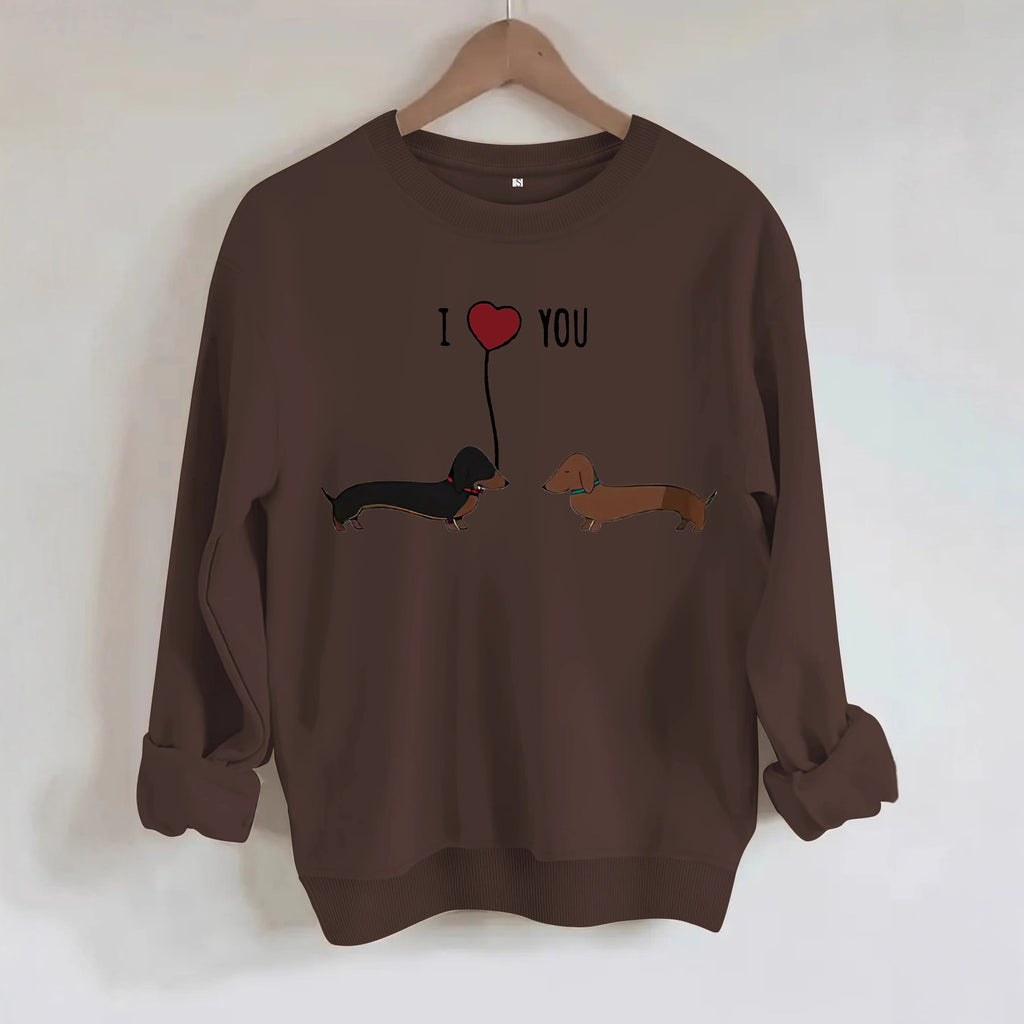 Two dog print hoodies