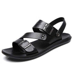 Large size sandals for men beach shoes for men cool slippers for men one shoe dual-use men's sandals