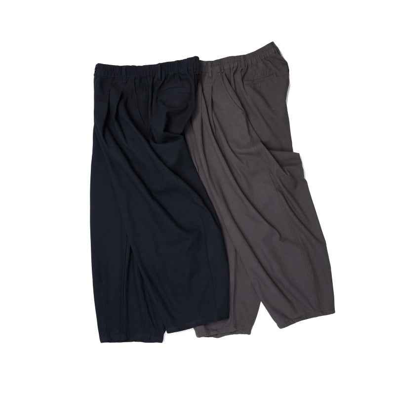 Vintage Solid Color Loose Wide Leg Casual Pants for Men and Women