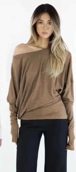 Oversized Grunge Solid Casual T-Shirt Pleated Vintage Simple Off Shoulder Tees Y2k Streetwear Tshirts Korean Y2k Tops Subculture