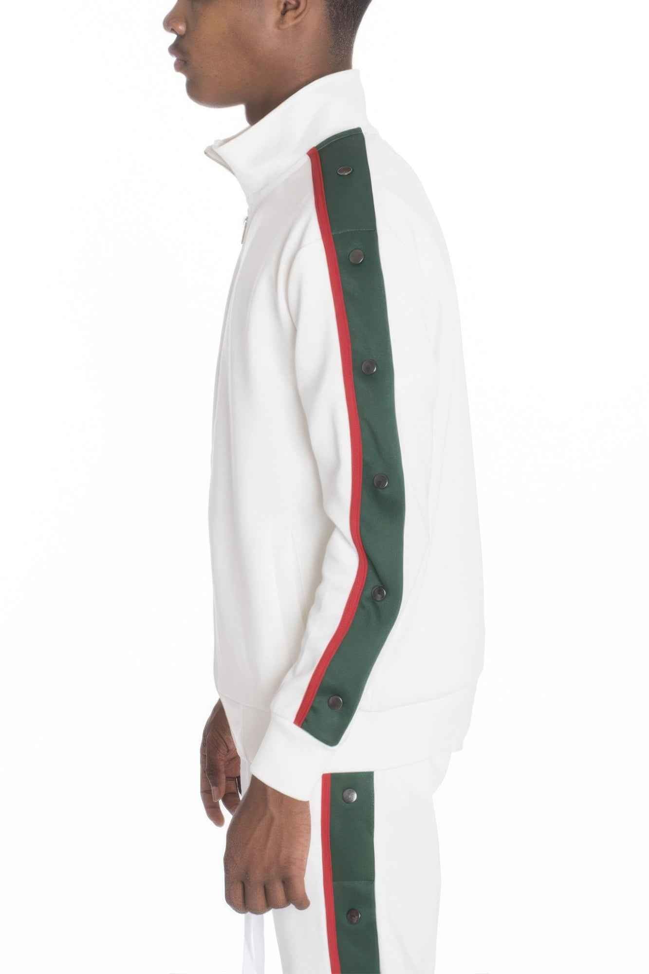 Snap Button Track Jacket