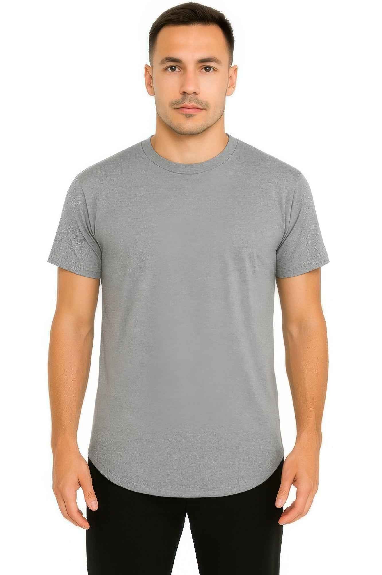 Curved Athletic Sports T-shirt