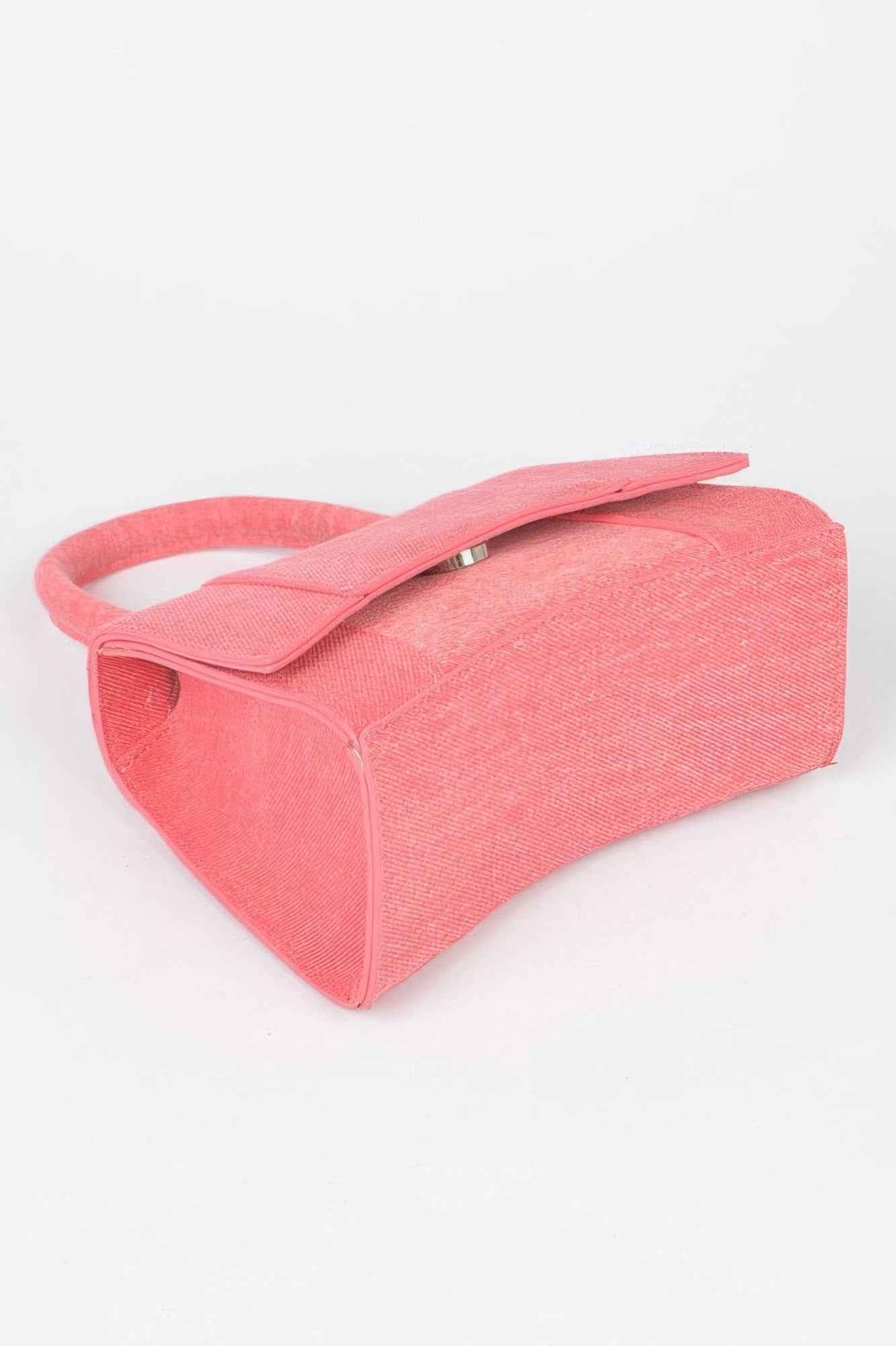 Denim Top Handle Crossbody Bag