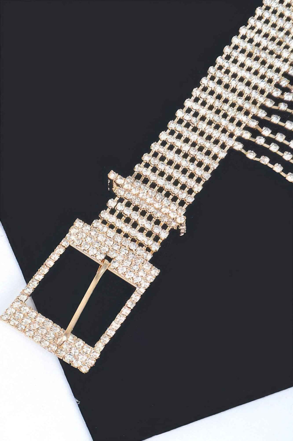 Rhinestone Fringe Belt