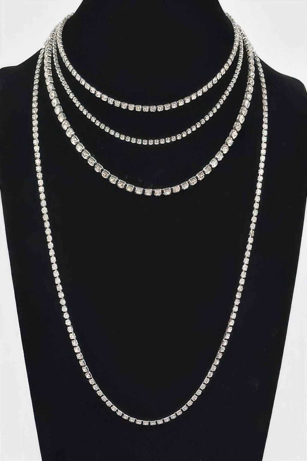 Rhinestone Multi-layer Necklace