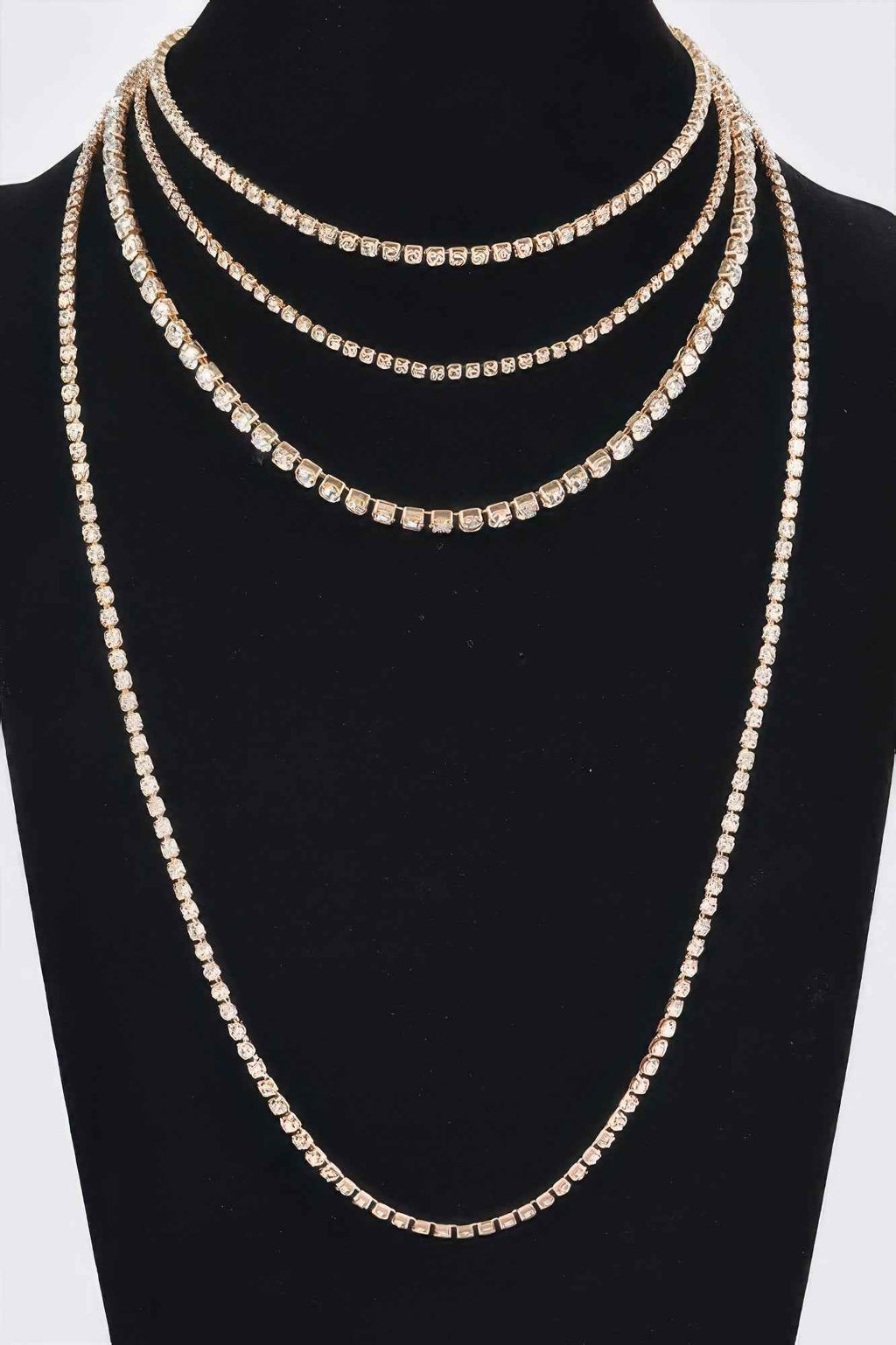 Rhinestone Multi-layer Necklace