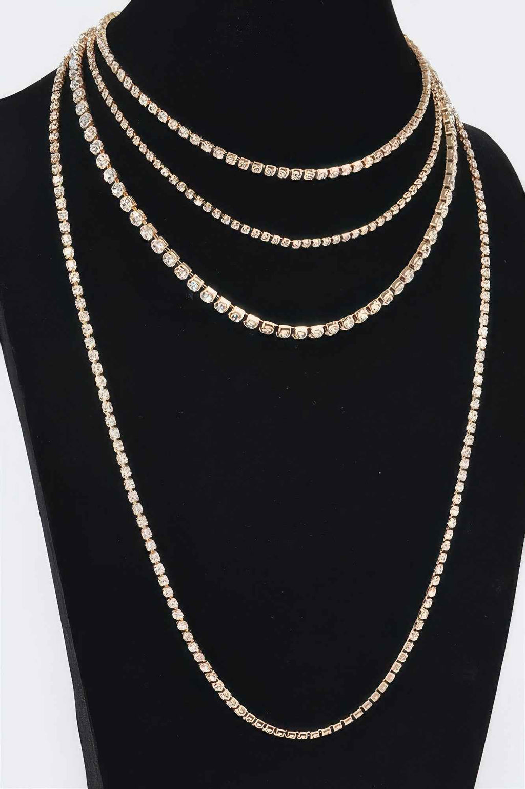 Rhinestone Multi-layer Necklace