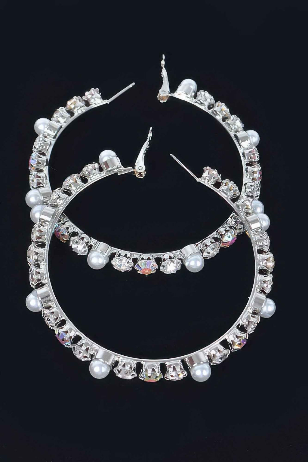 Luxury Stones Hoop Earrings