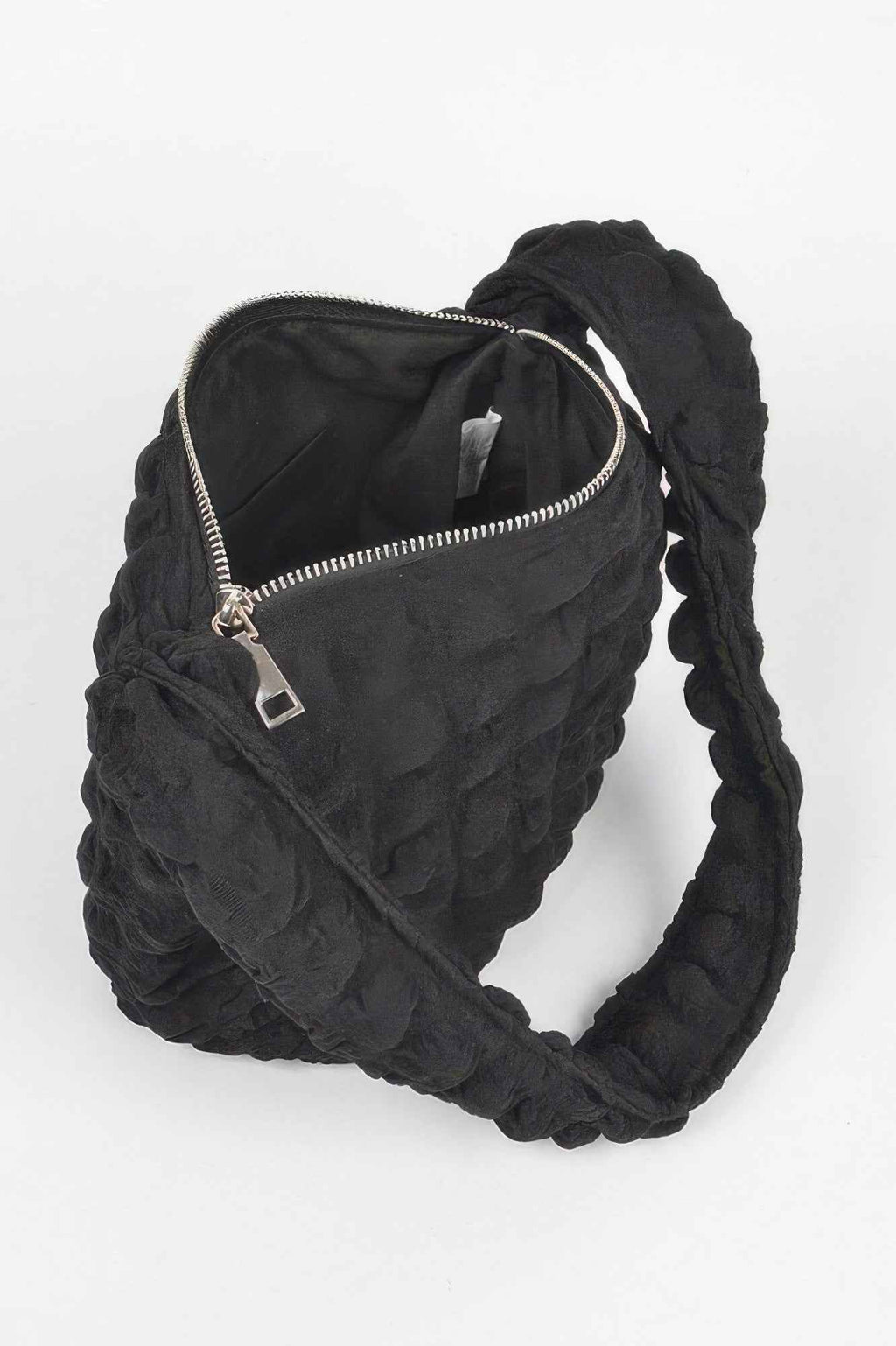 Embossed Cotton Shoulder Bag
