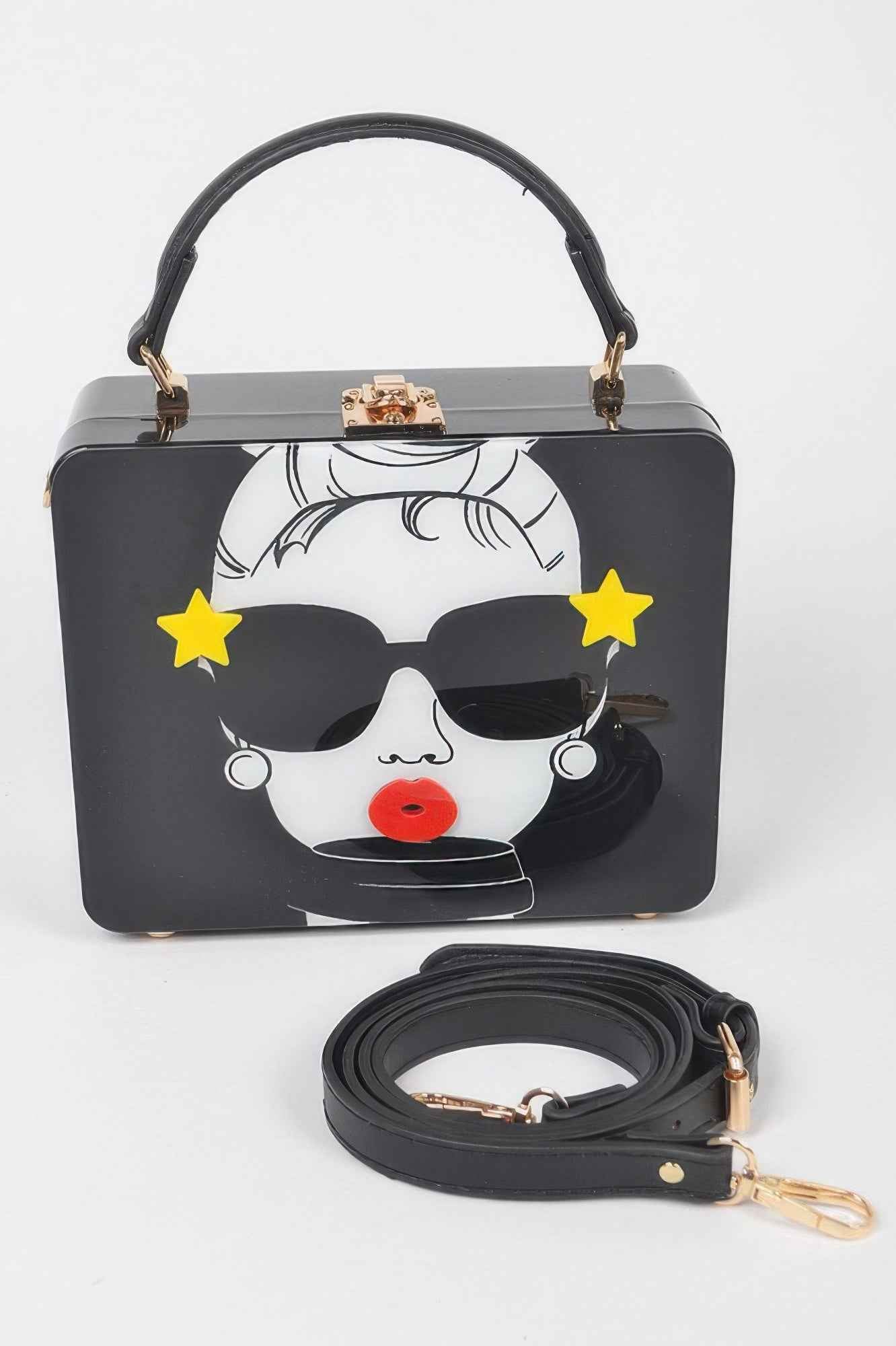 Pop Star Acrylic Box Clutch
