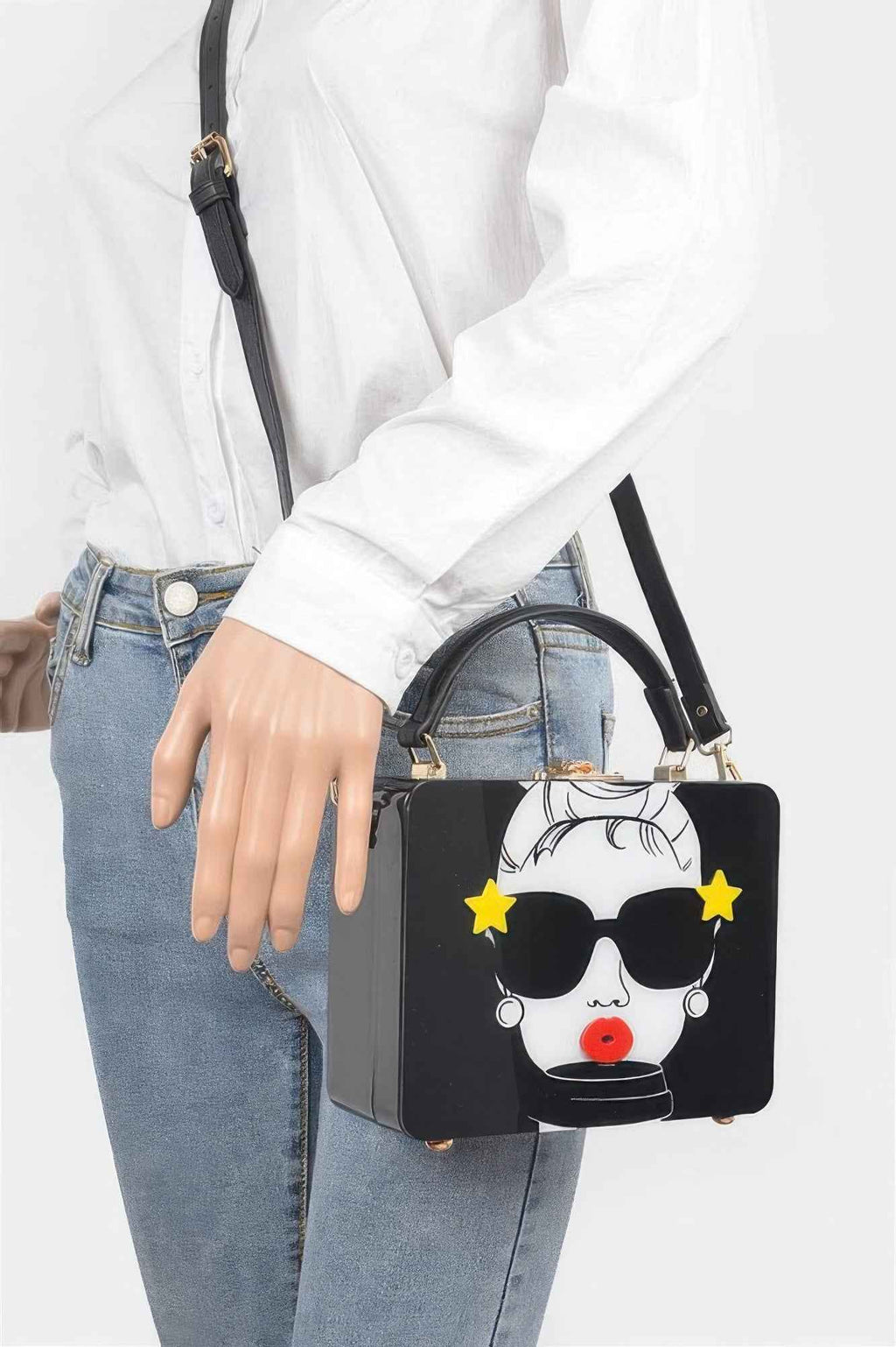 Pop Star Acrylic Box Clutch