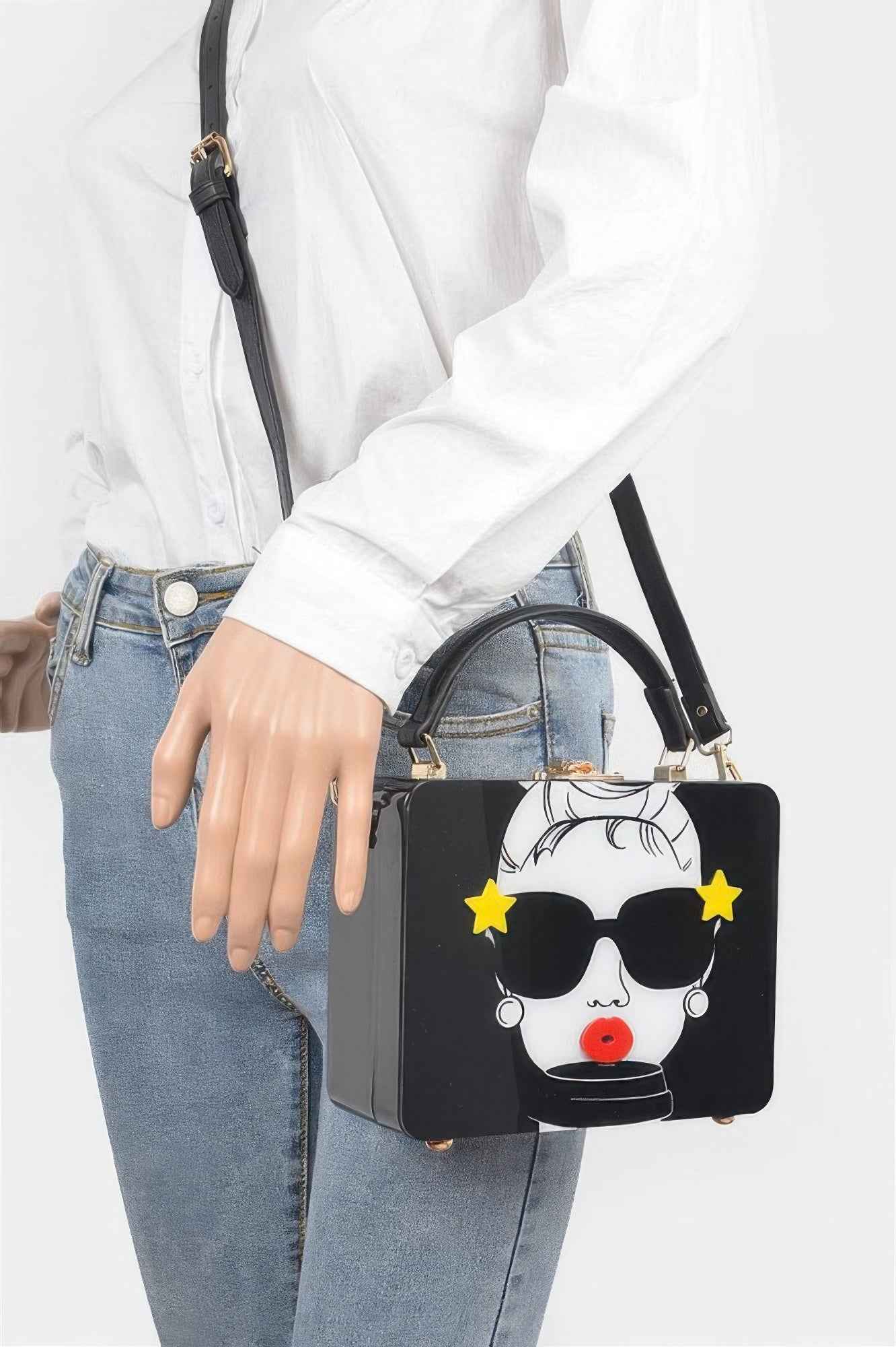 Pop Star Acrylic Box Clutch