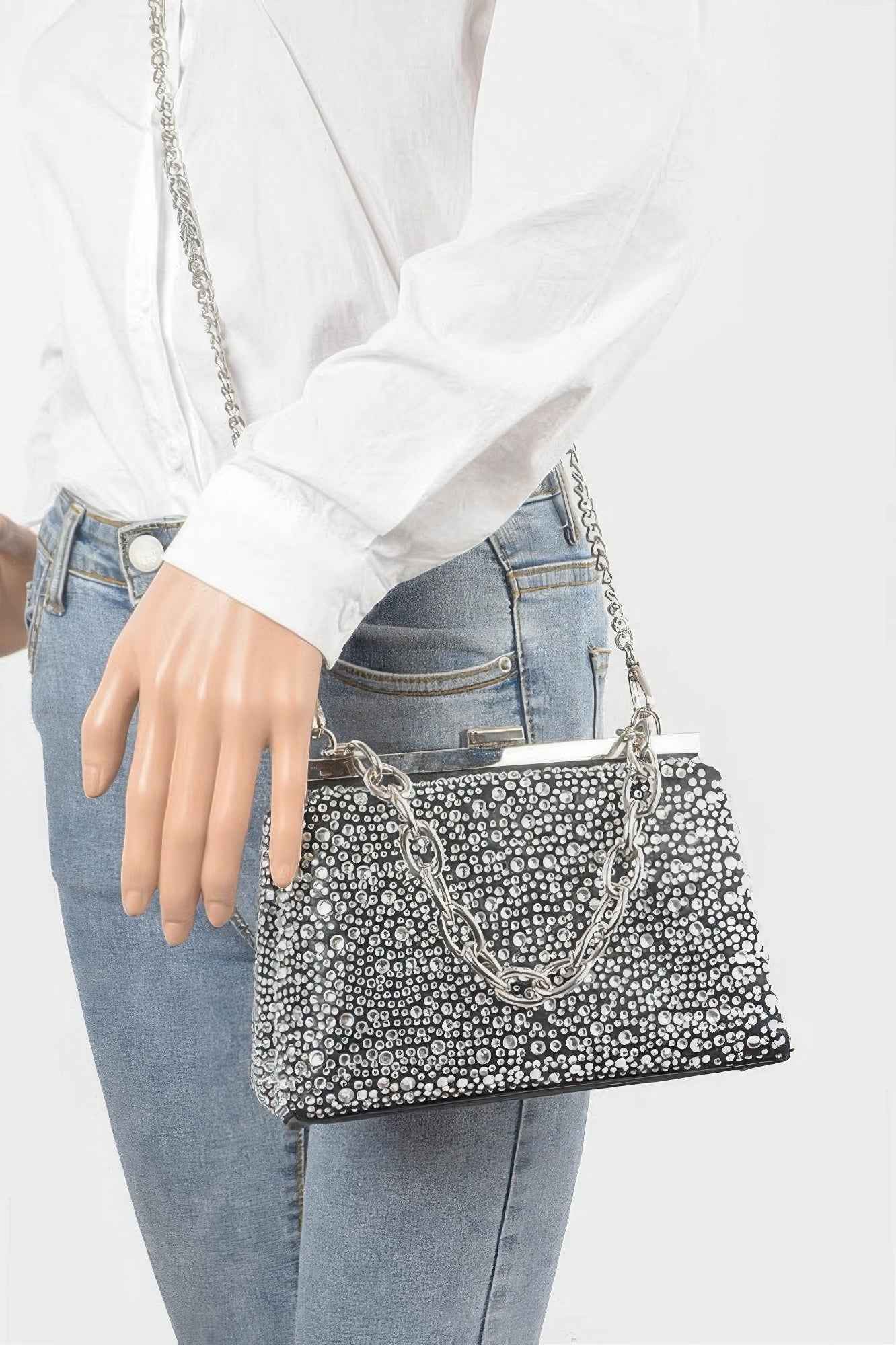Hotfix Rhinestone Clutch