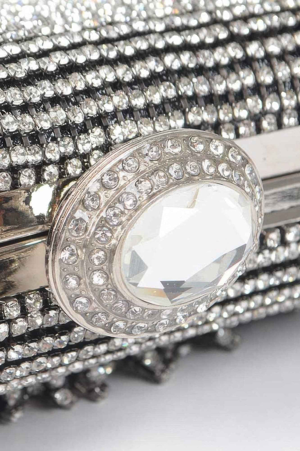 Rhinestone Fringe Party Cluth