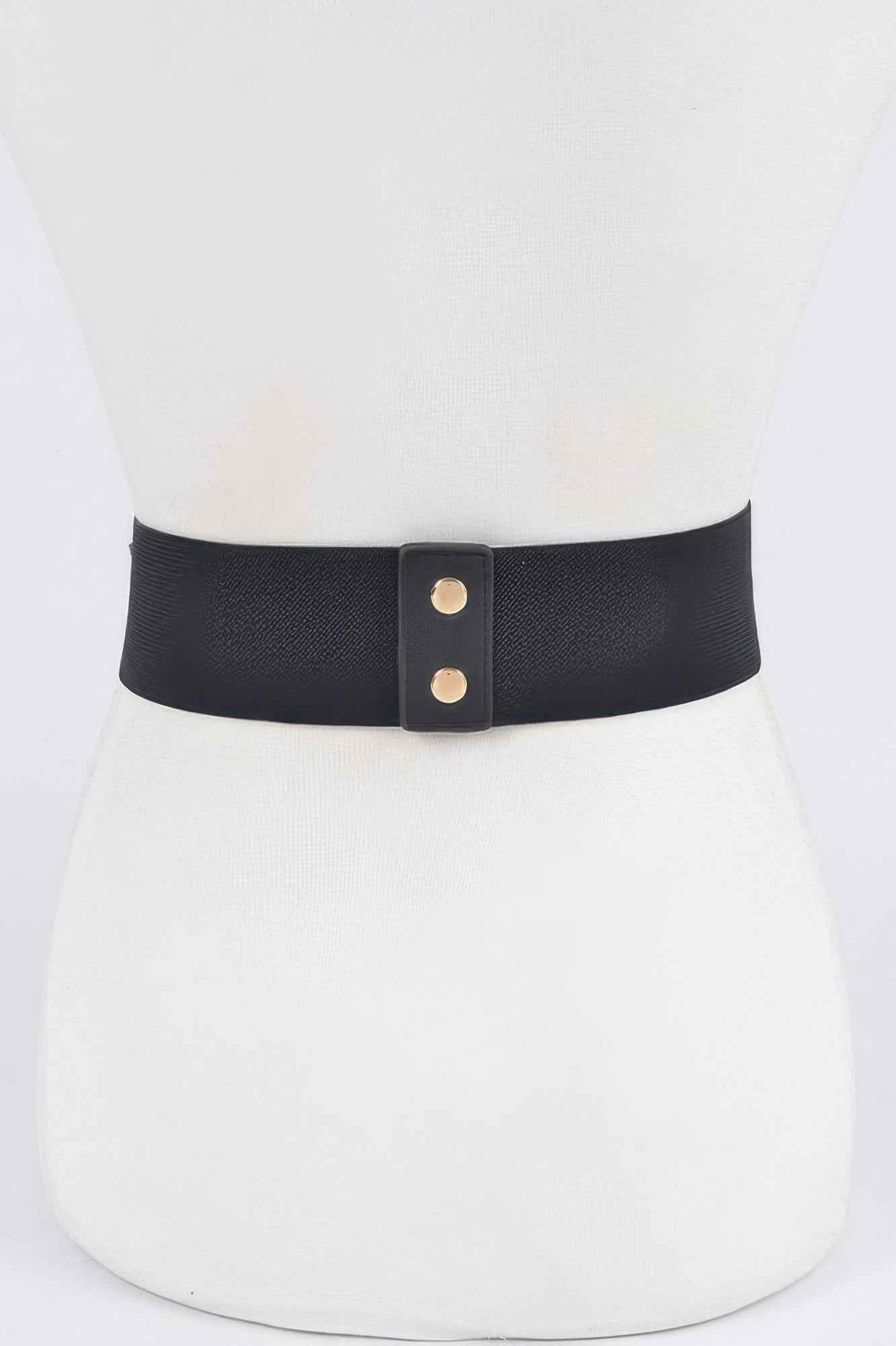 Rhinestone Link Elastic Belt