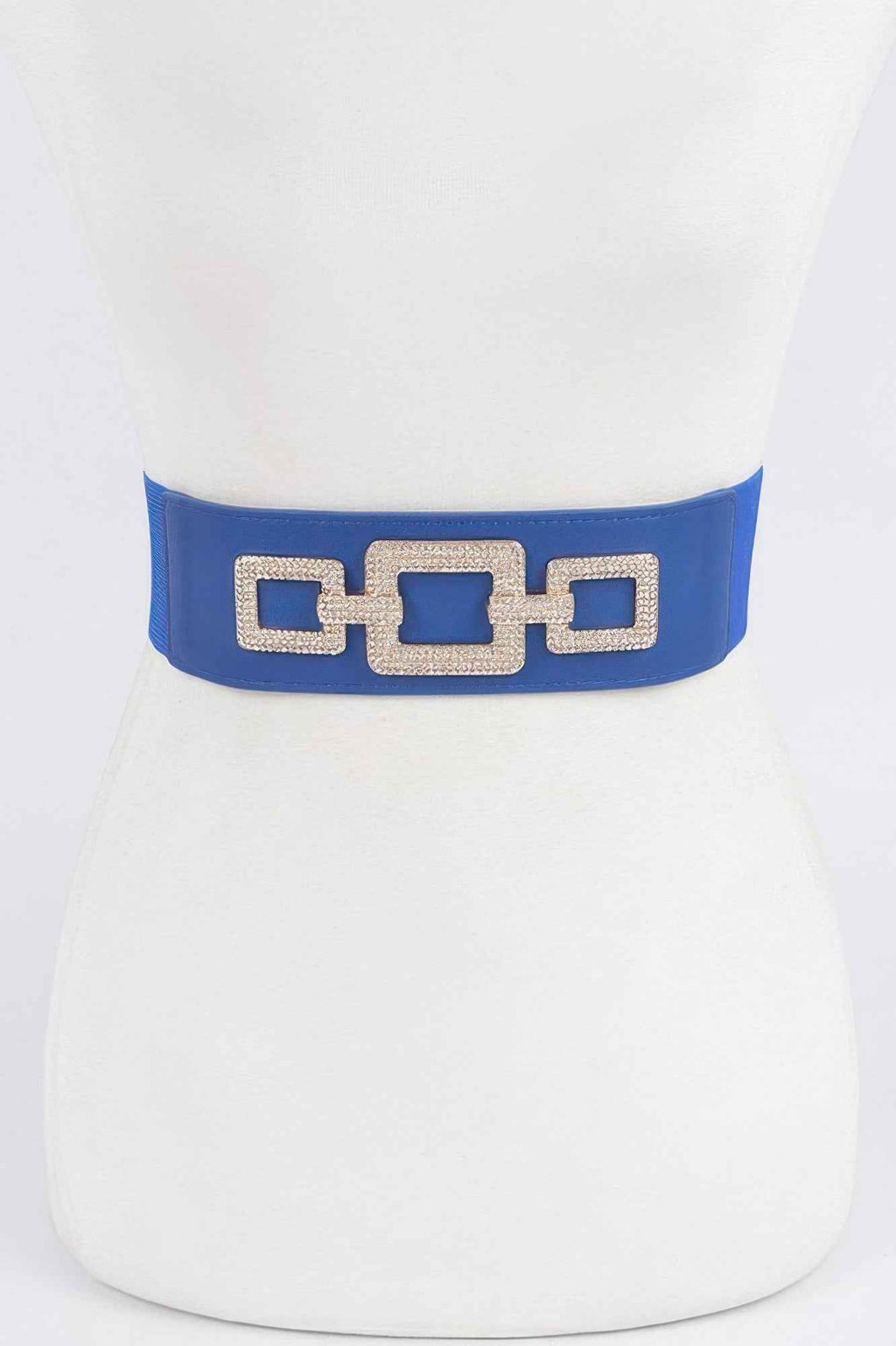 Rhinestone Link Elastic Belt