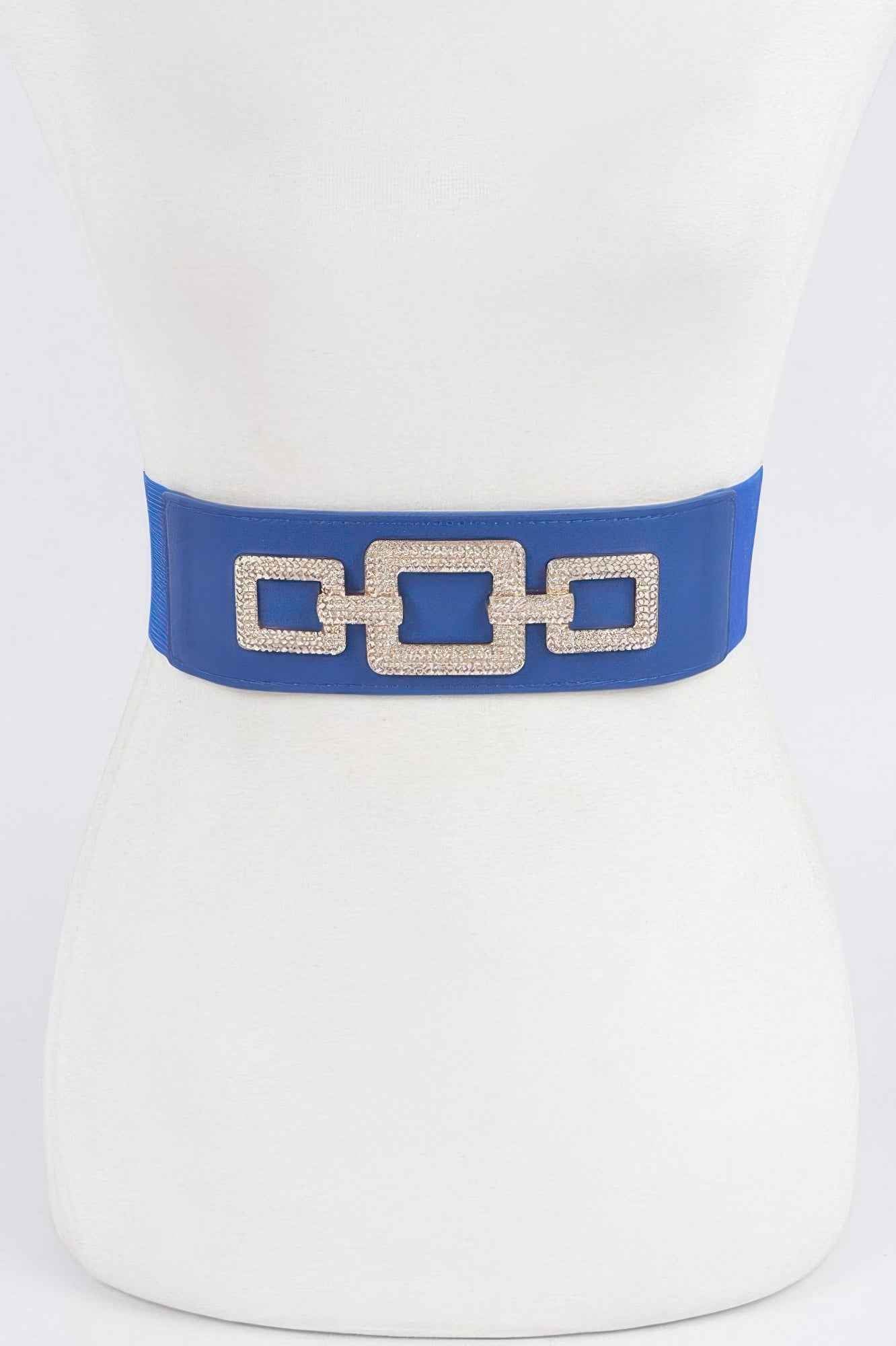 Rhinestone Link Elastic Belt
