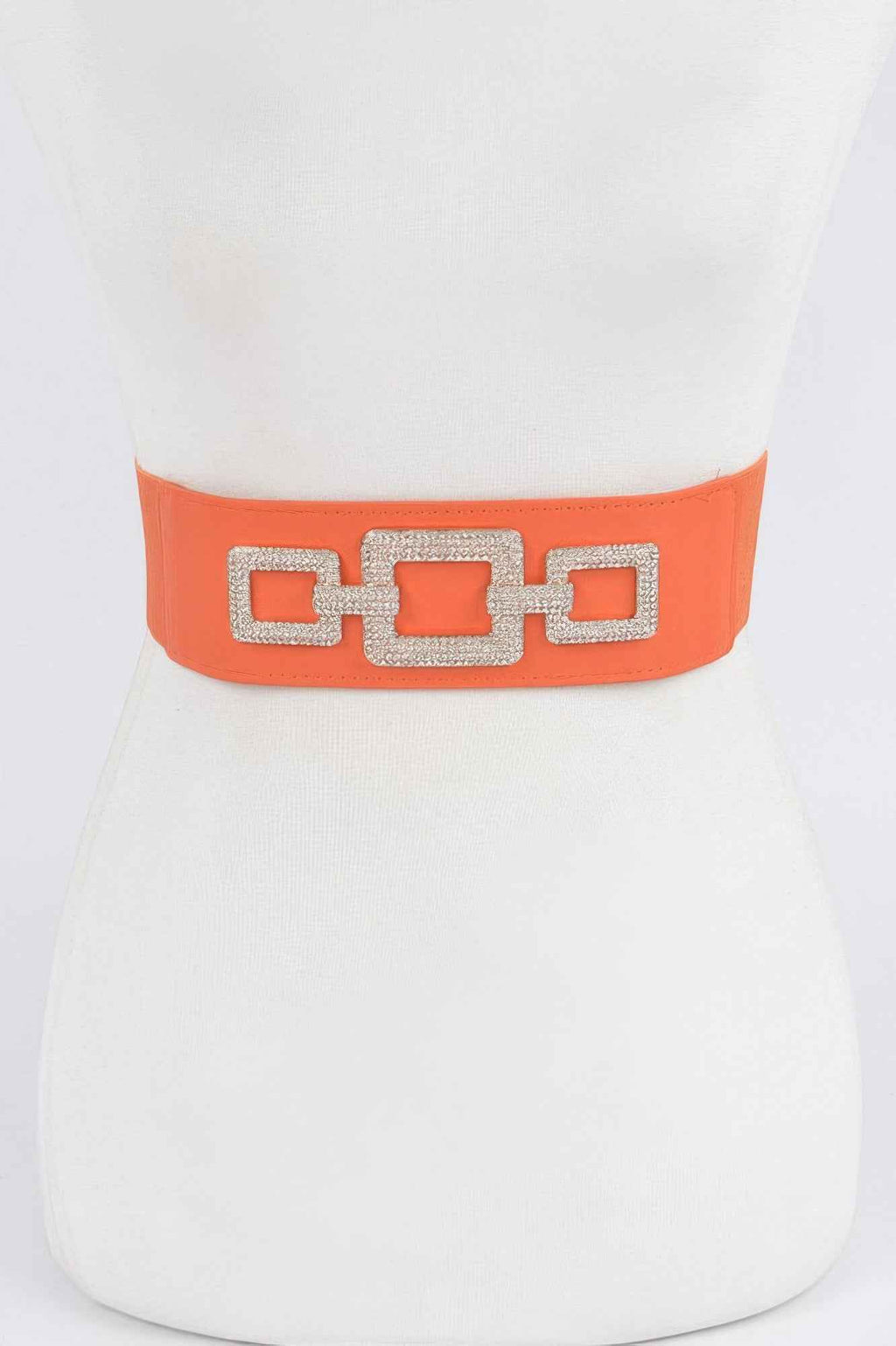 Rhinestone Link Elastic Belt