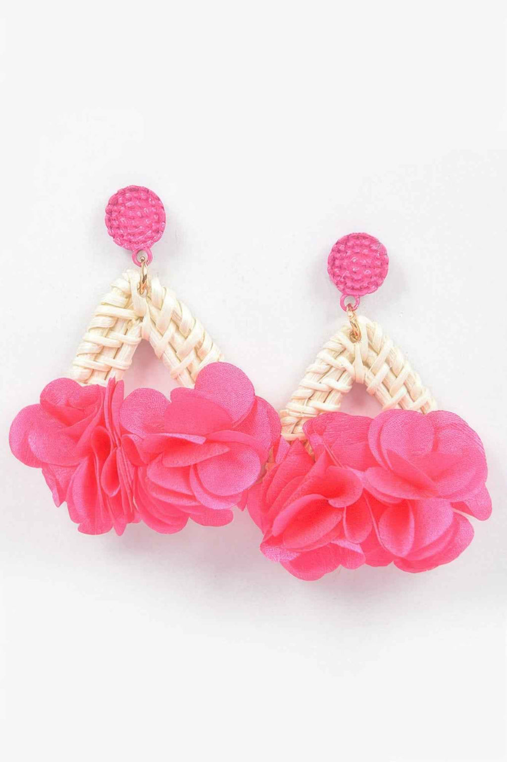 Flower Bamboo Earring