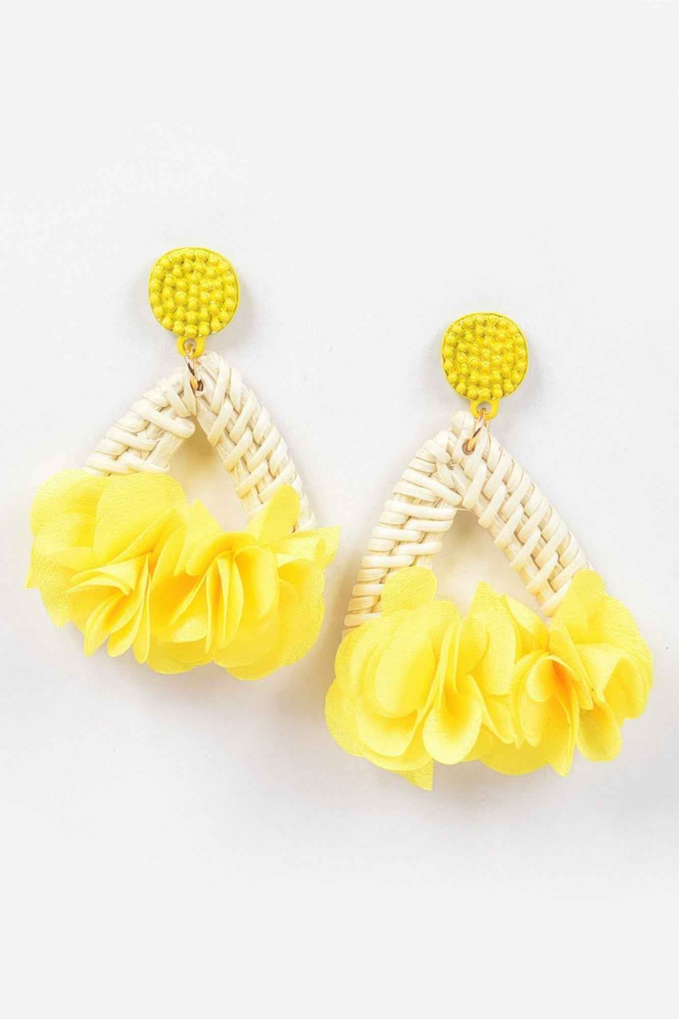 Flower Bamboo Earring