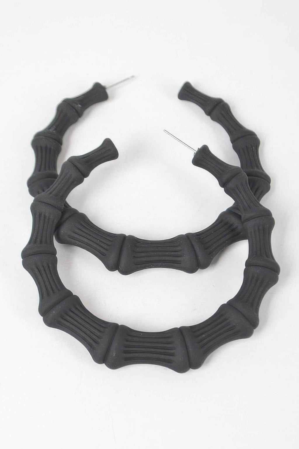 Color Paint Bamboo Shape Earring