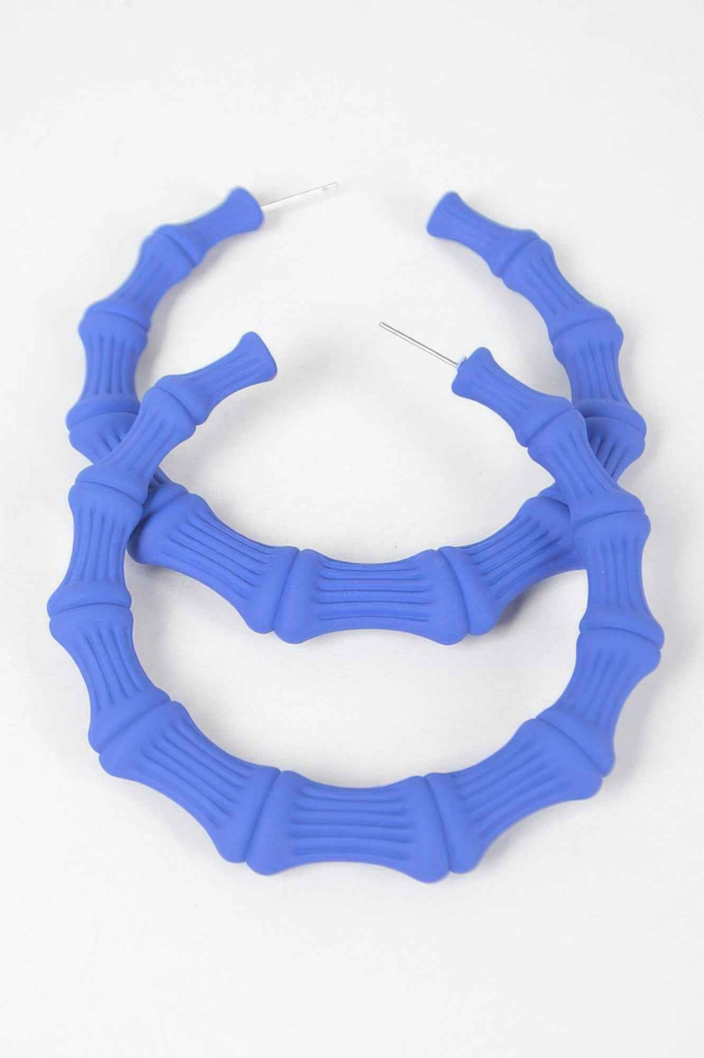 Color Paint Bamboo Shape Earring