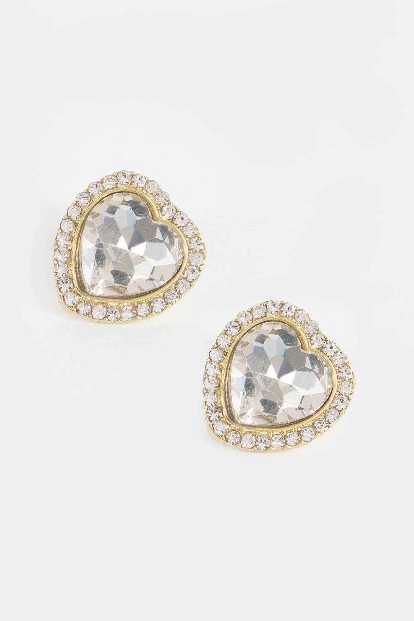 Heart Shape Stone Earring