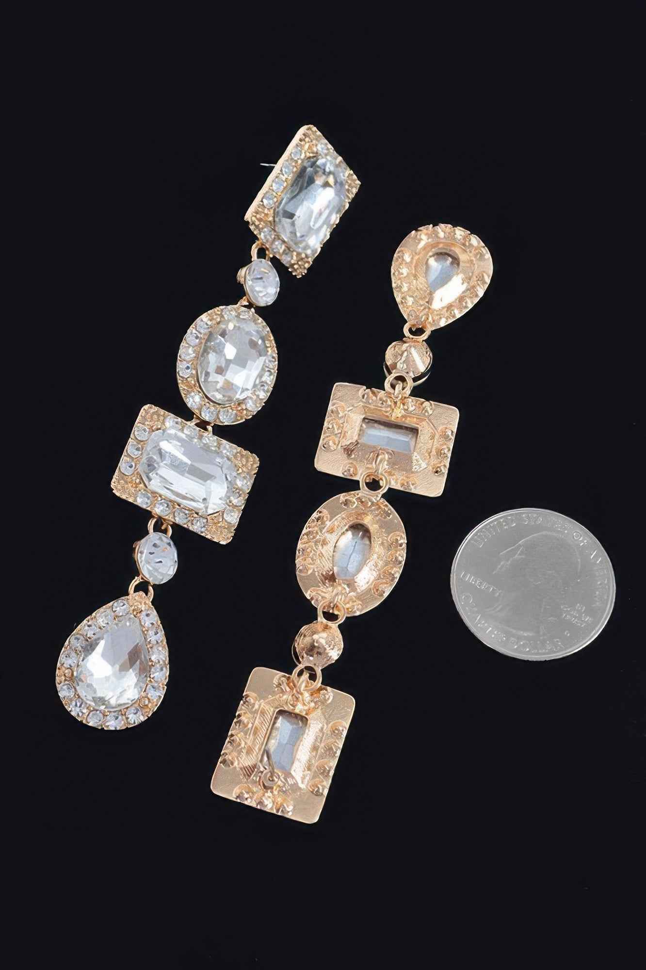 Multi Shape Stone Earring