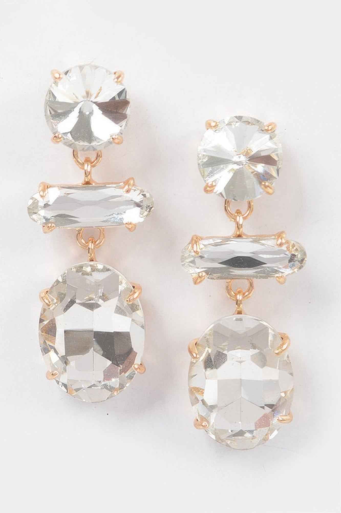 Multi Shape Stone Earring