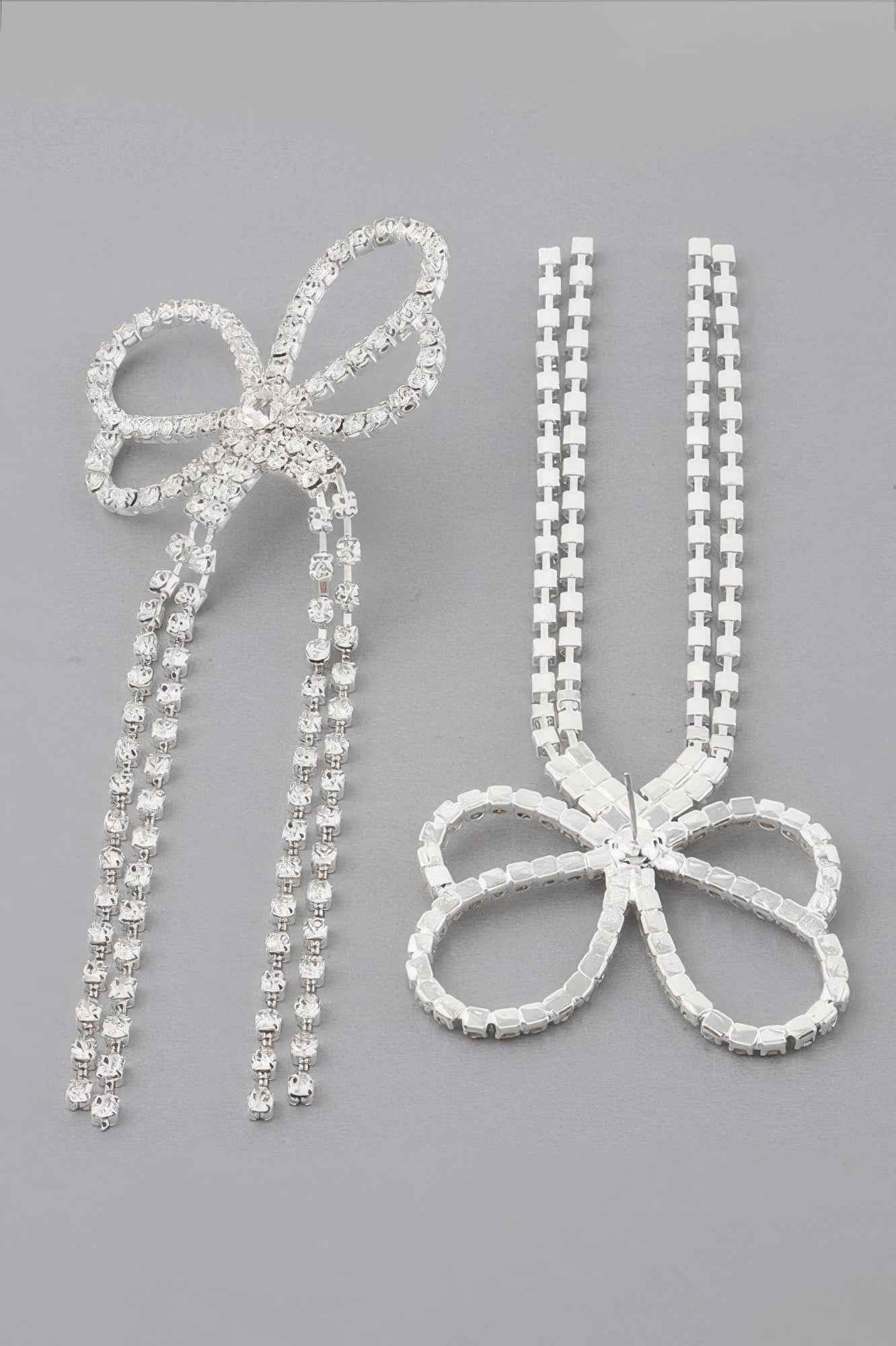 Jeweled Butterfly Drop Earrings