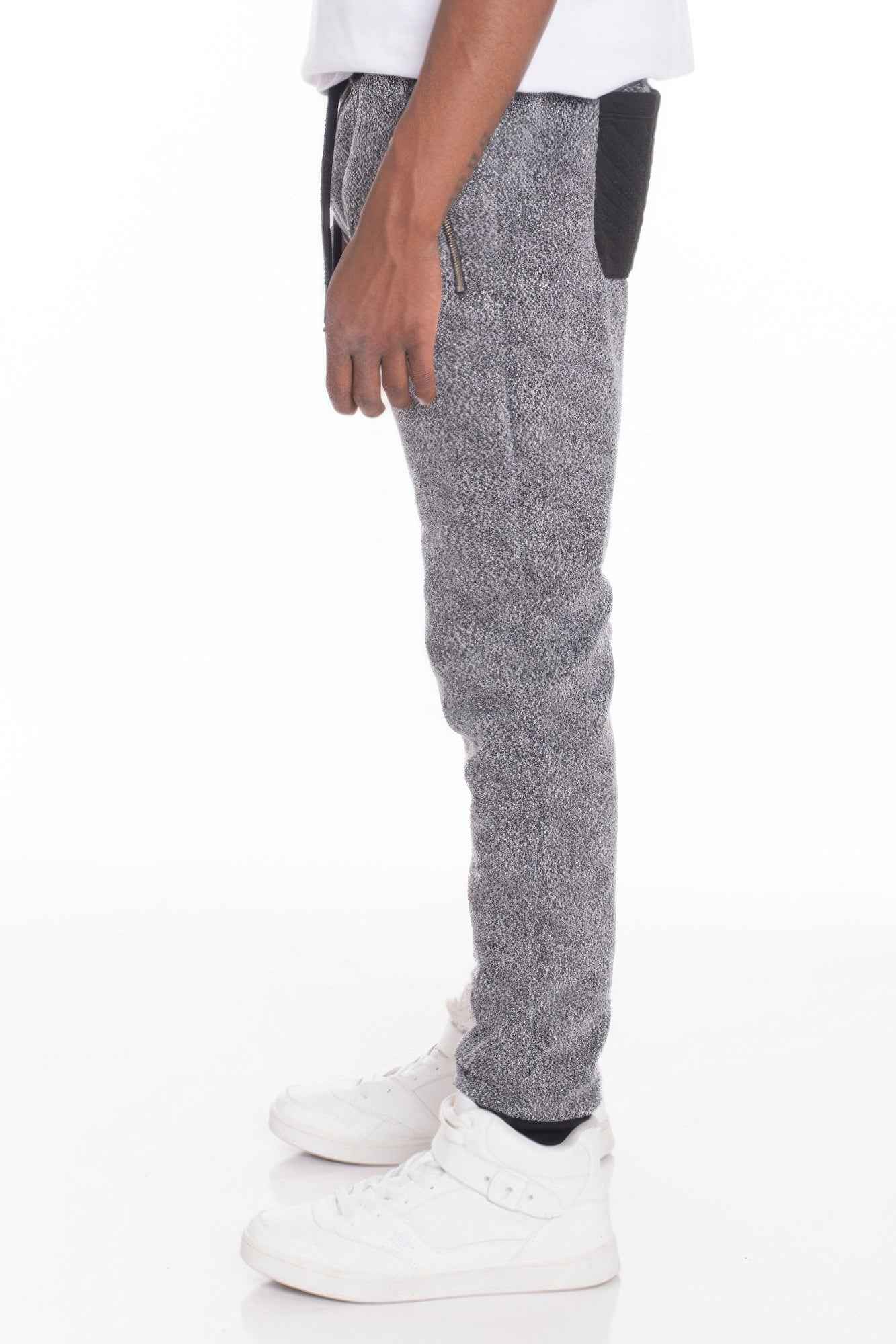 Mens Casual Marbled Sweat Pant Jogger