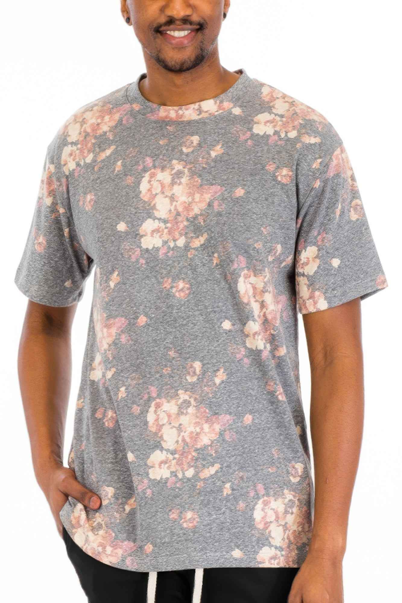 Heathered Floral Tshirt