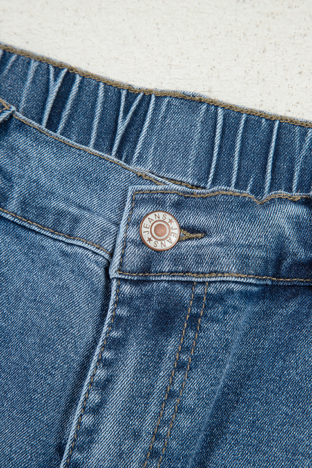 Stone Blue Star Patchwork Cropped Wide Leg High Waist Jeans Dear-Lover Dropshipping